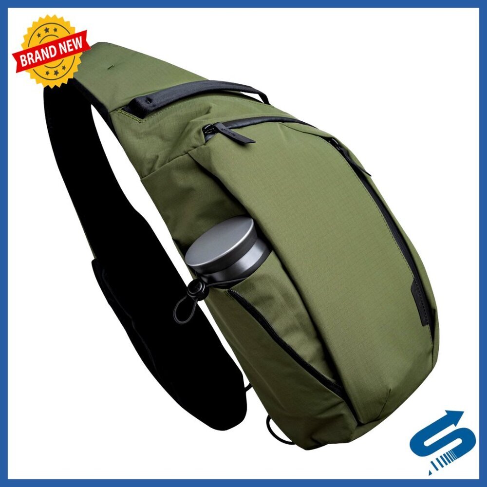 Left Shoulder Crossbody Sling Bag 7.5L Fits 11" Tablet Expandable Pocket